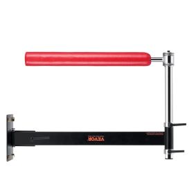 VEVOR Wall Mount Boxing Spinning Bar, Adjustable Punching Spinning Bar, Boxing Speed Trainer with Gloves, Red Reflex Boxing Bar