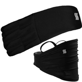 XTRA-WIDE Headband (Color: Black, size: Adjustable)